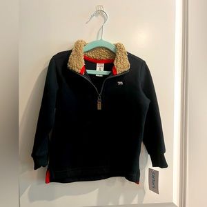Carters boy toddler 1/2 zip sweater